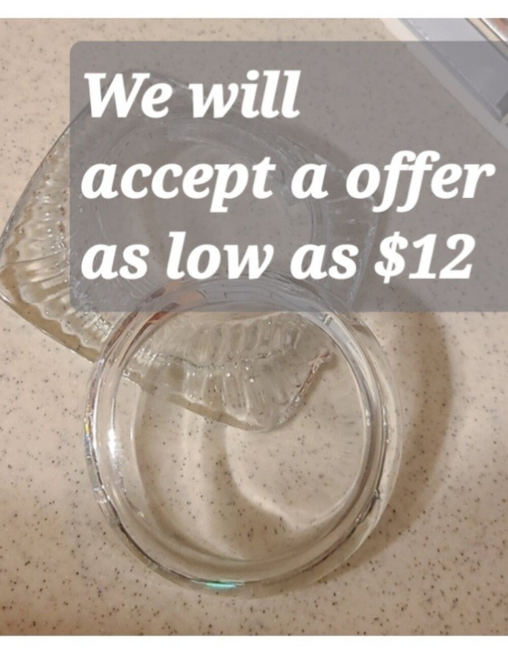 Two small glass Ashtrays for sale